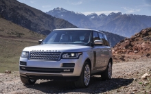  Range Rover,  , , , , , , front, lights, mountains